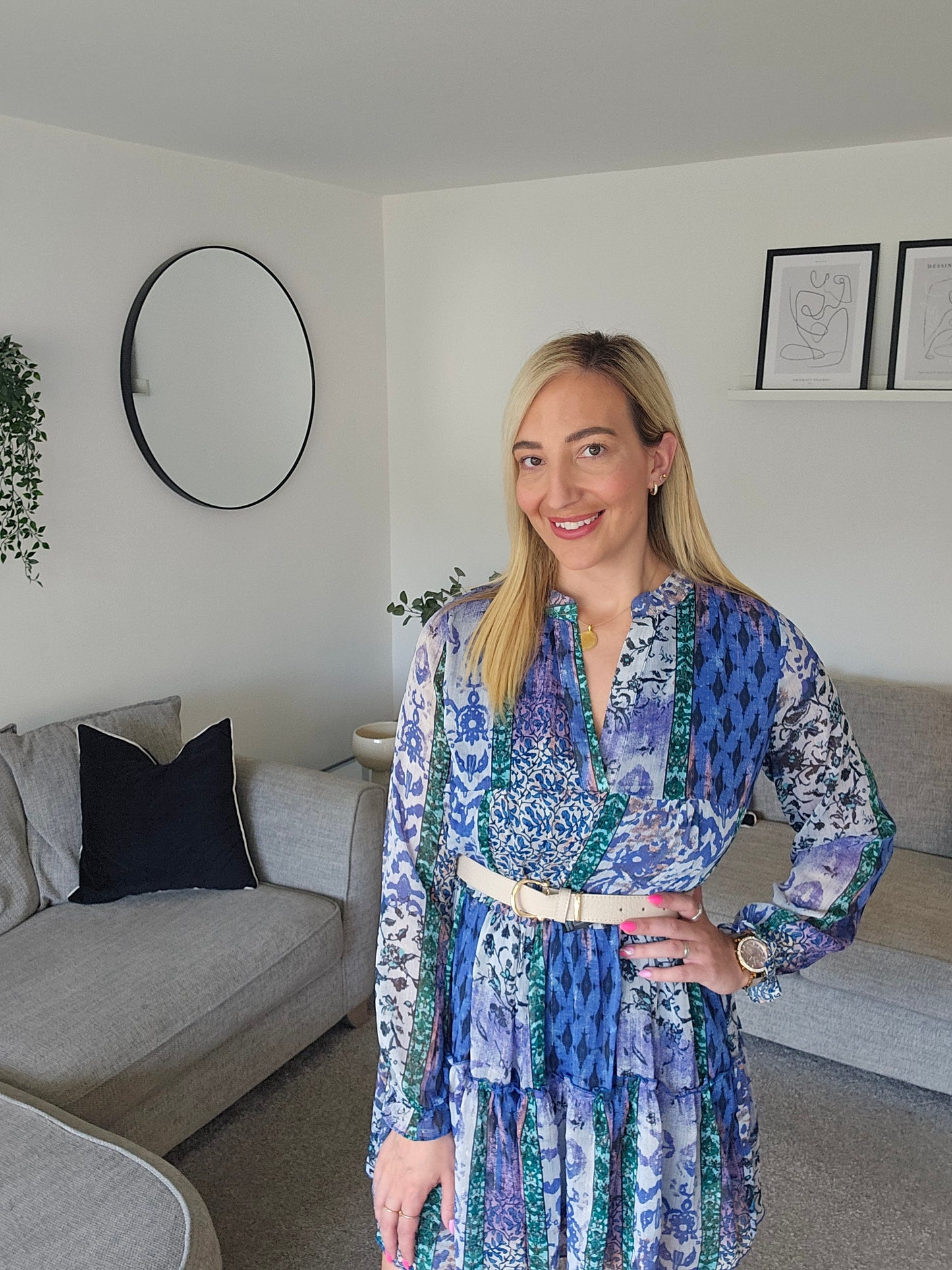 Willow Print Dress