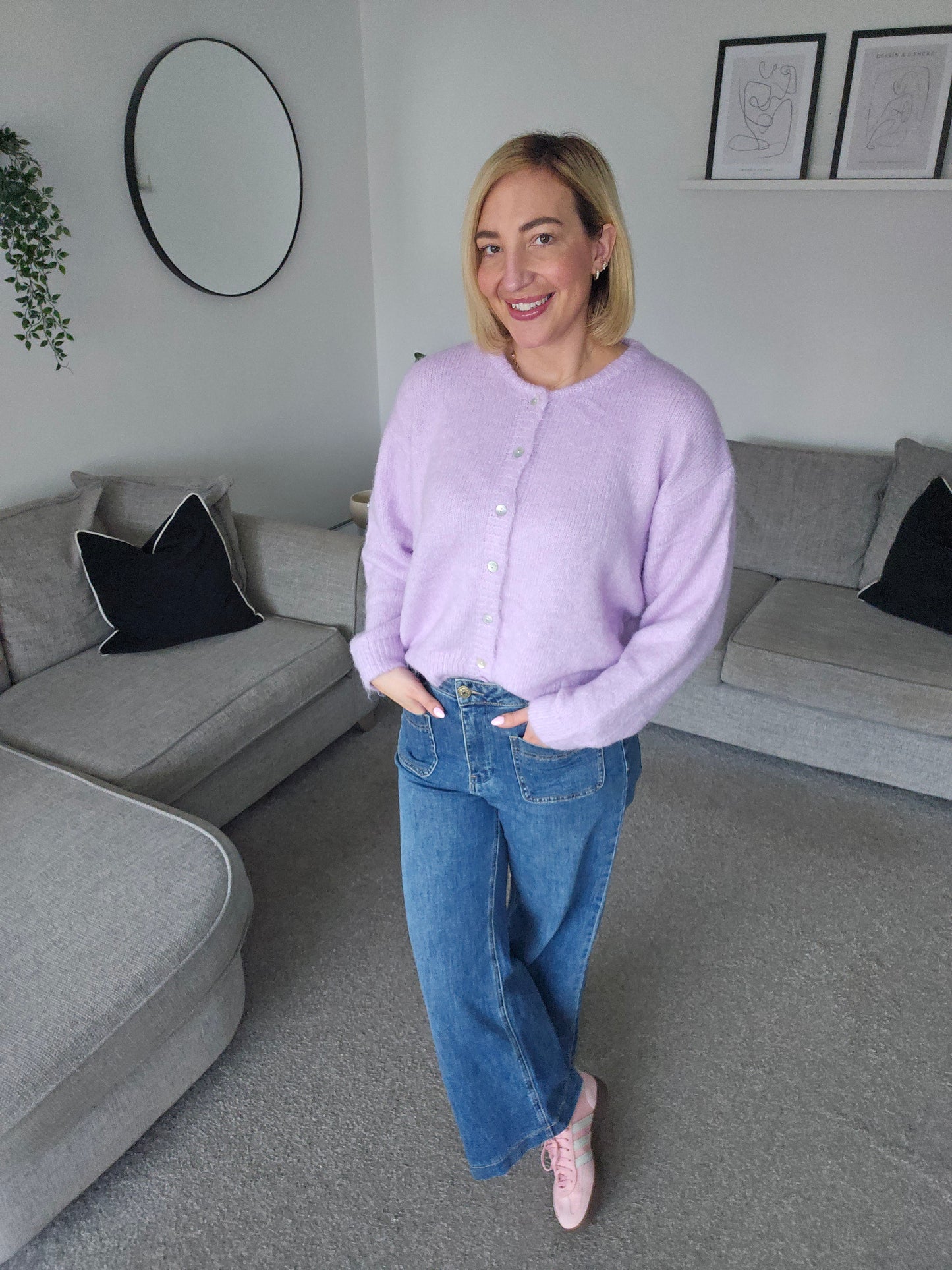 Lilac Cardigan