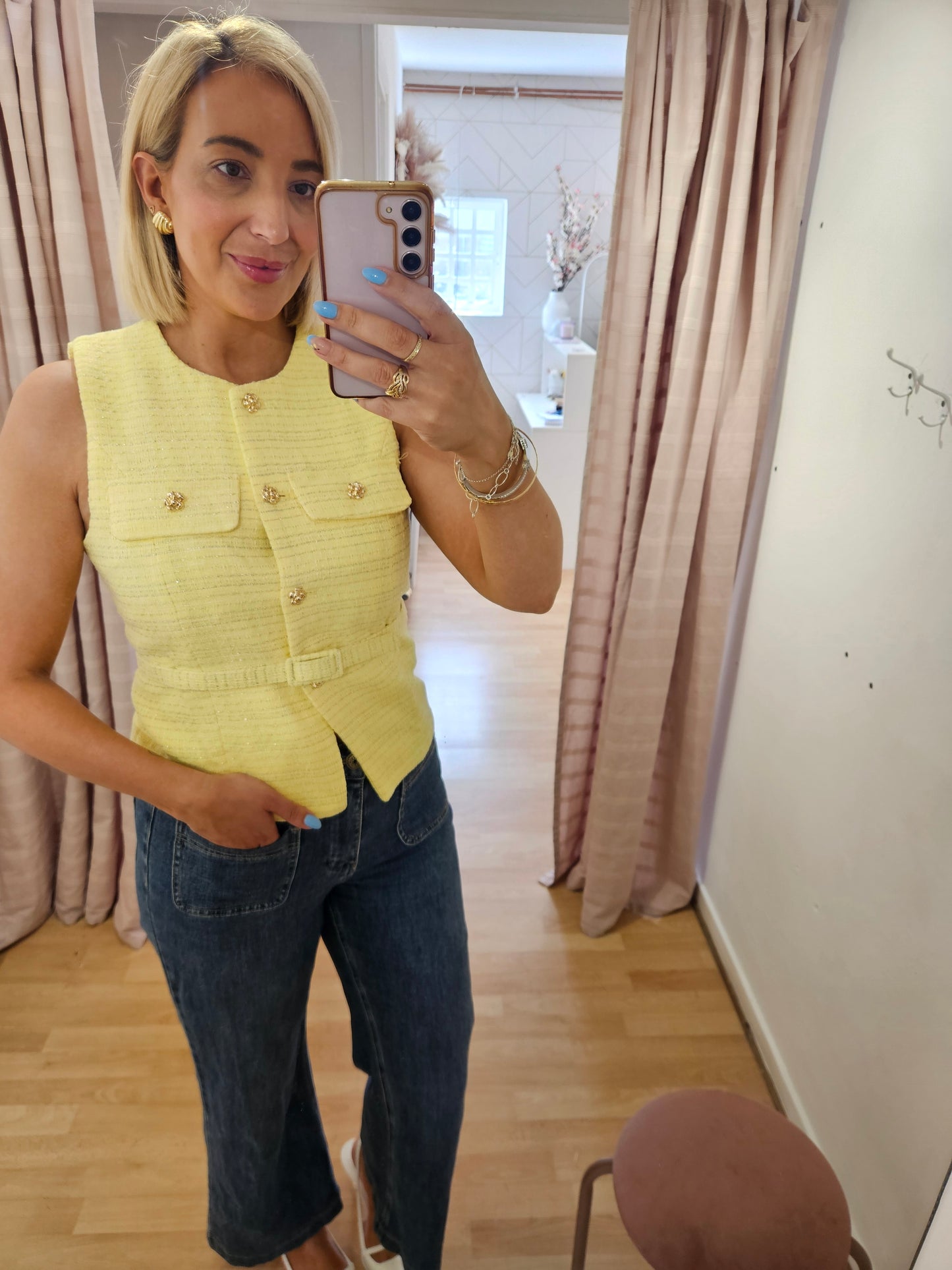 Lemon Tweed Style waistcoat