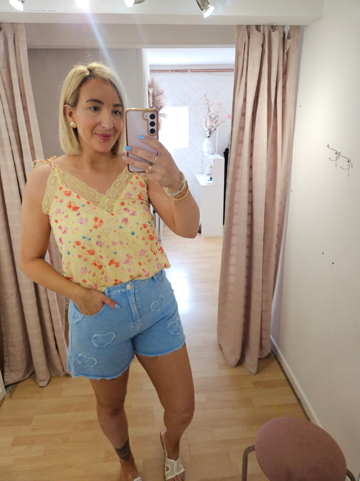 Blue Denim shorts