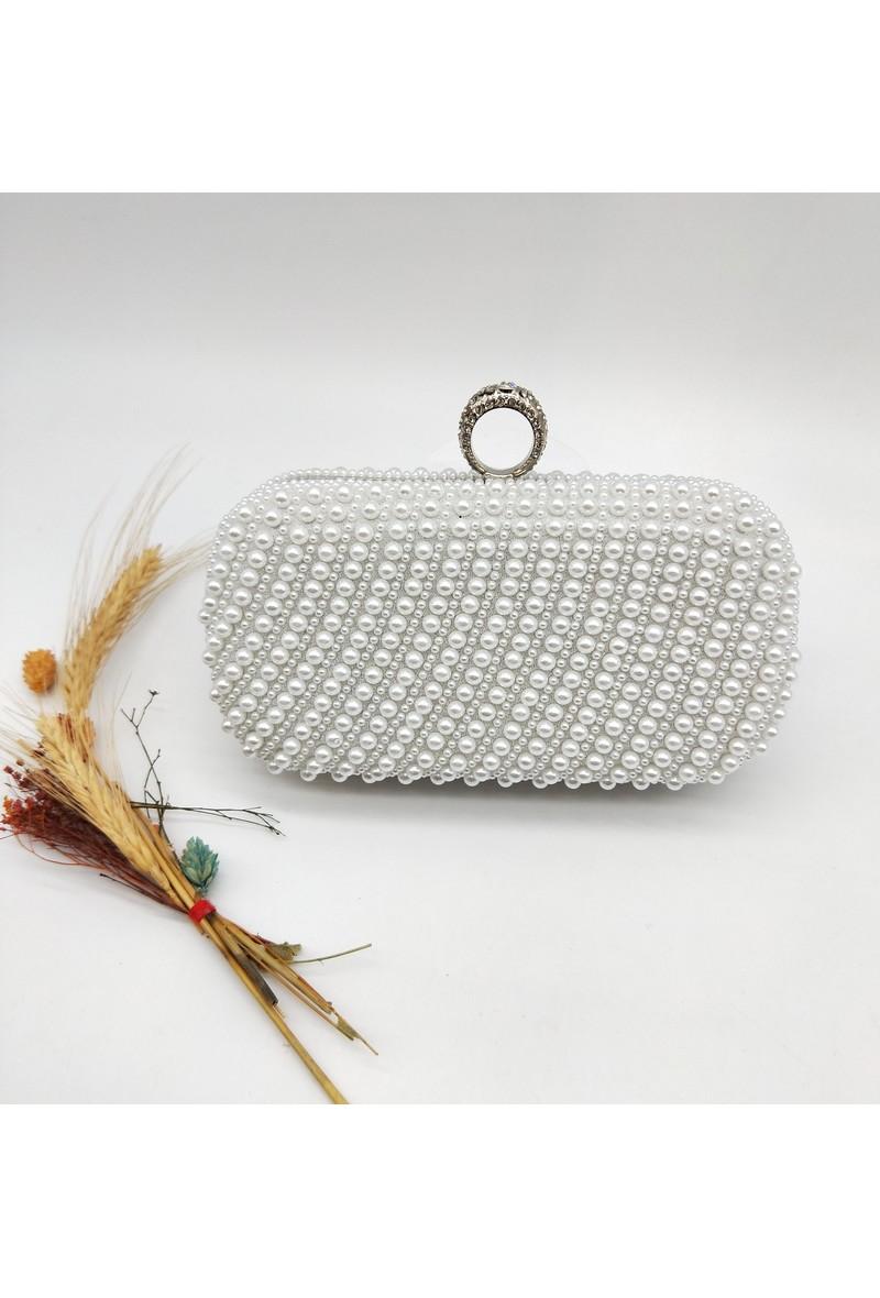 White Pearl Clutch