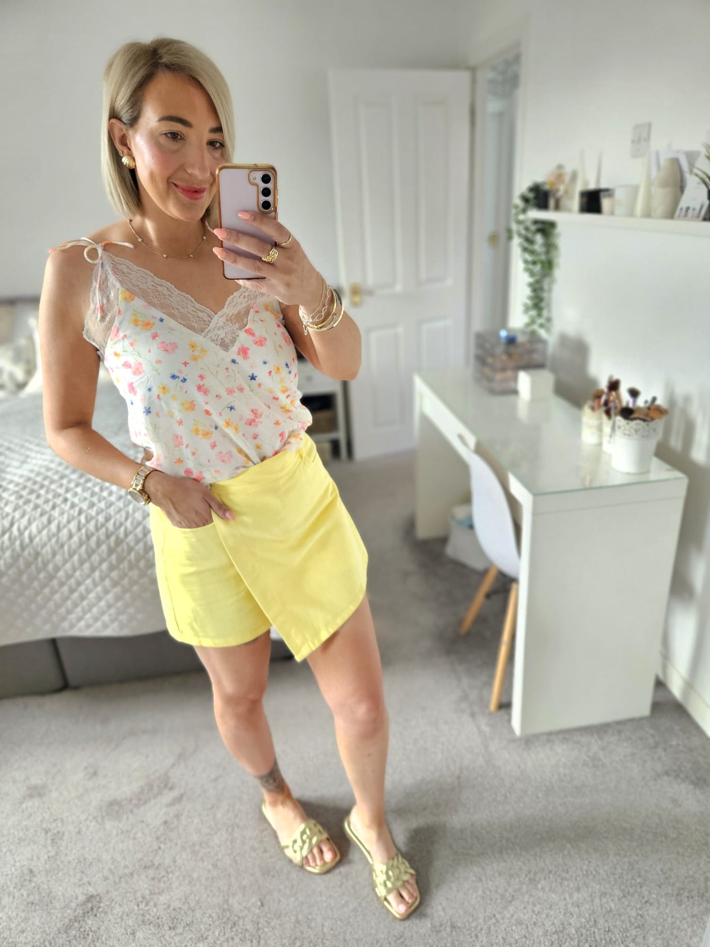 Yellow Skort