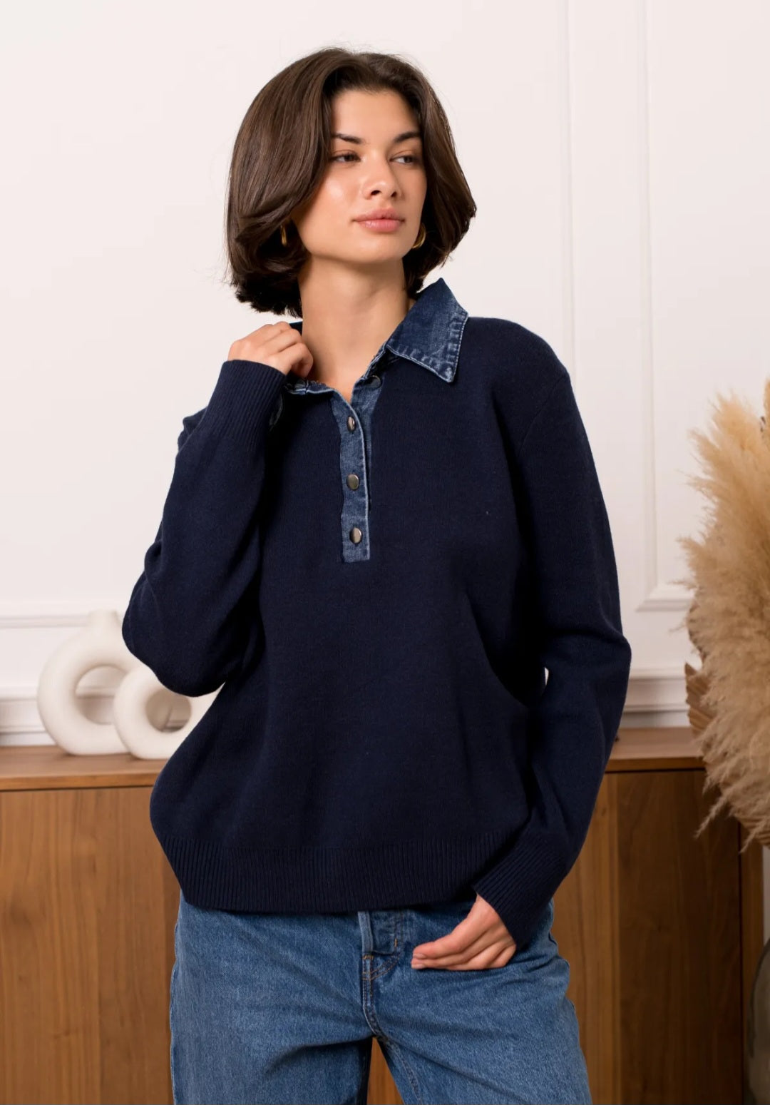 Navy jumper