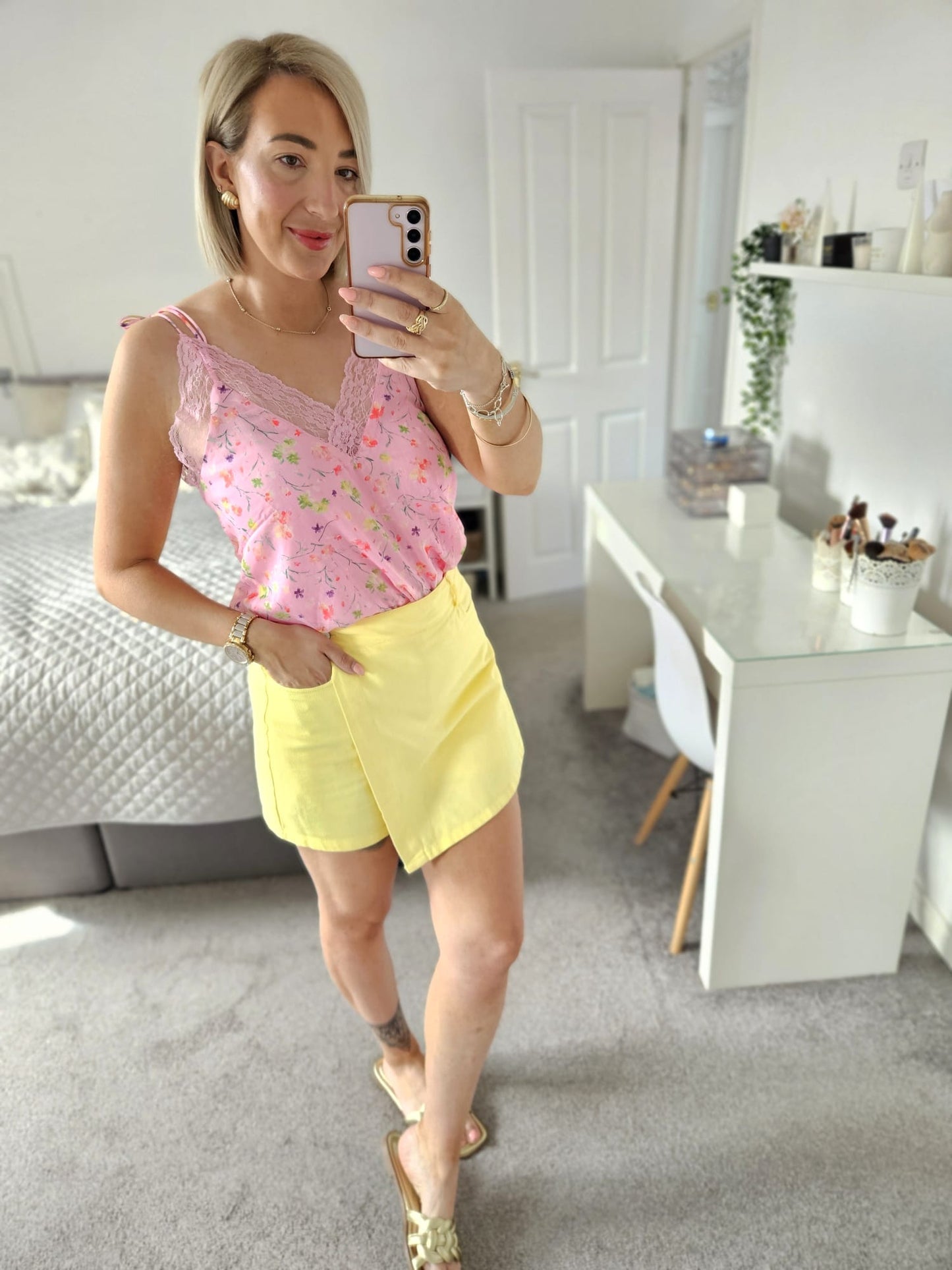 Yellow Skort