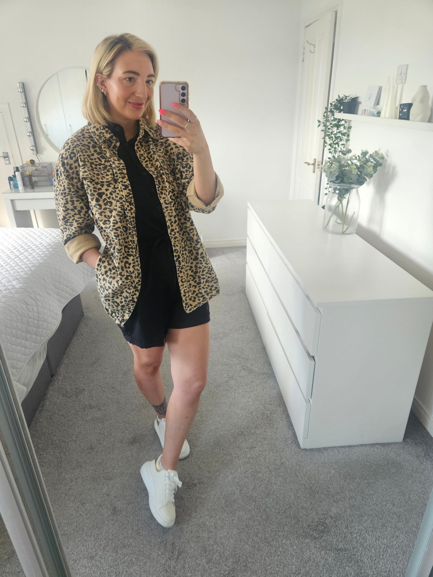 Mya Leopard Print Shacket