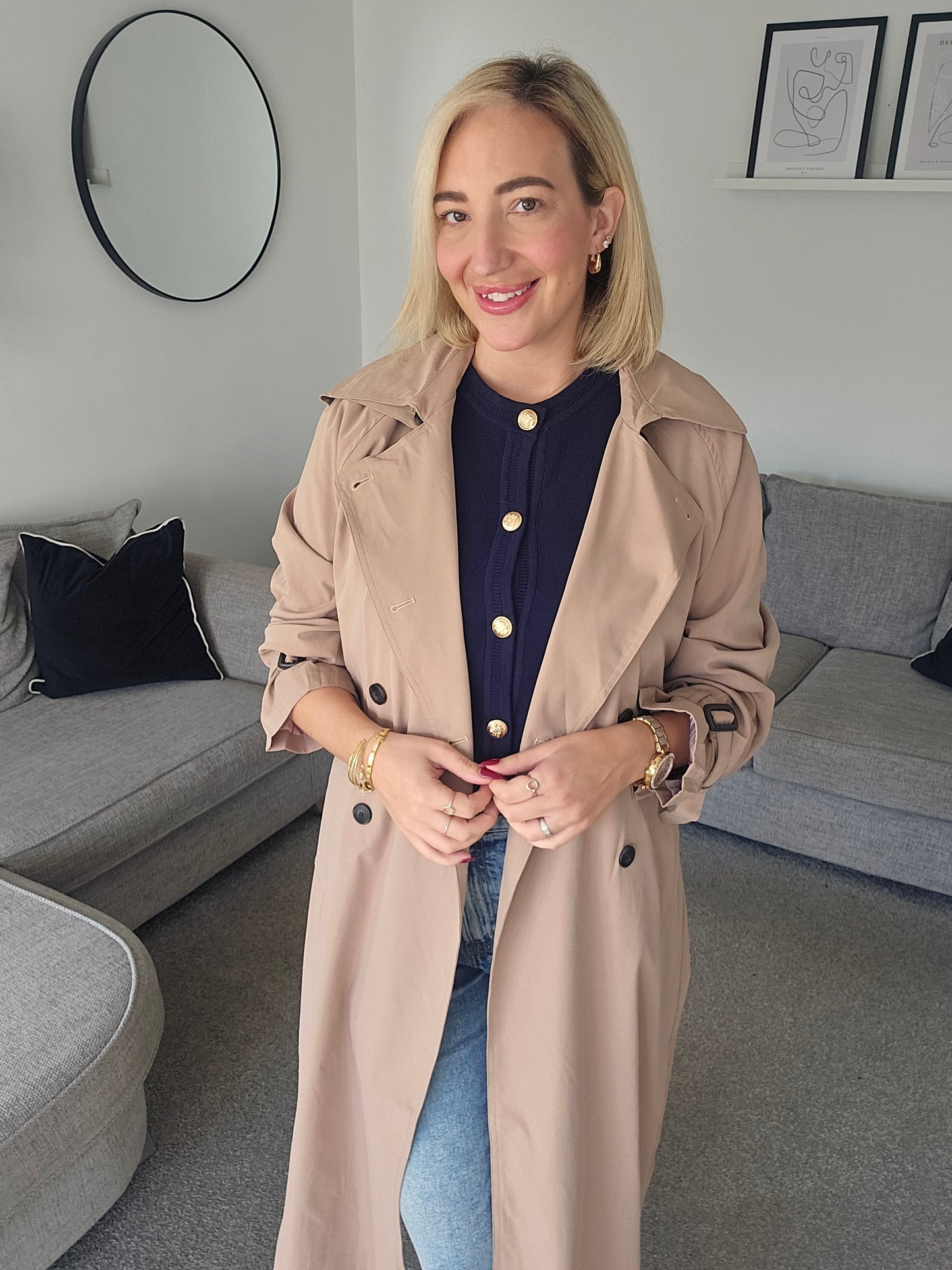 Rosie Camel Trench Coat