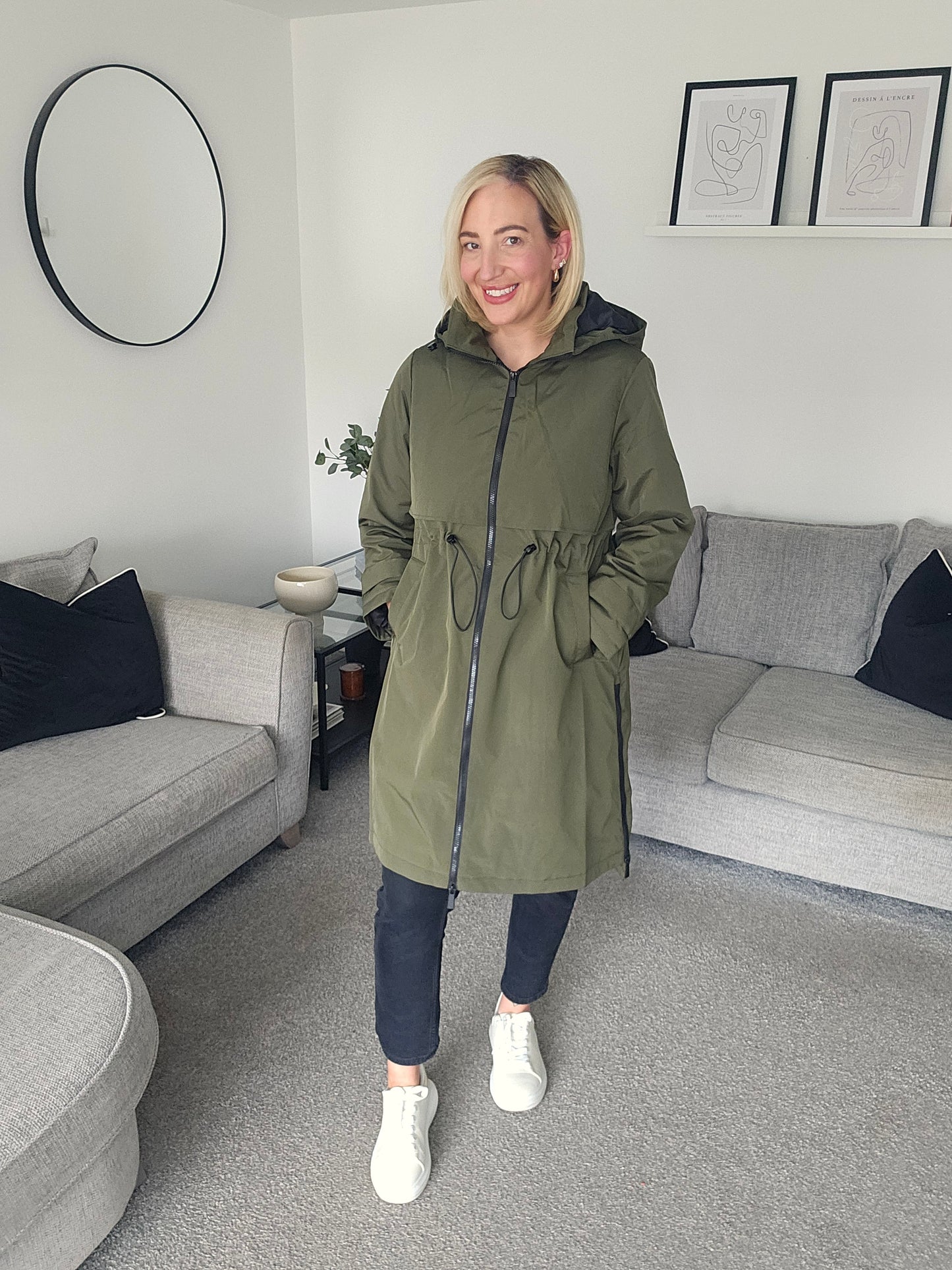 Isabel Khaki Raincoat