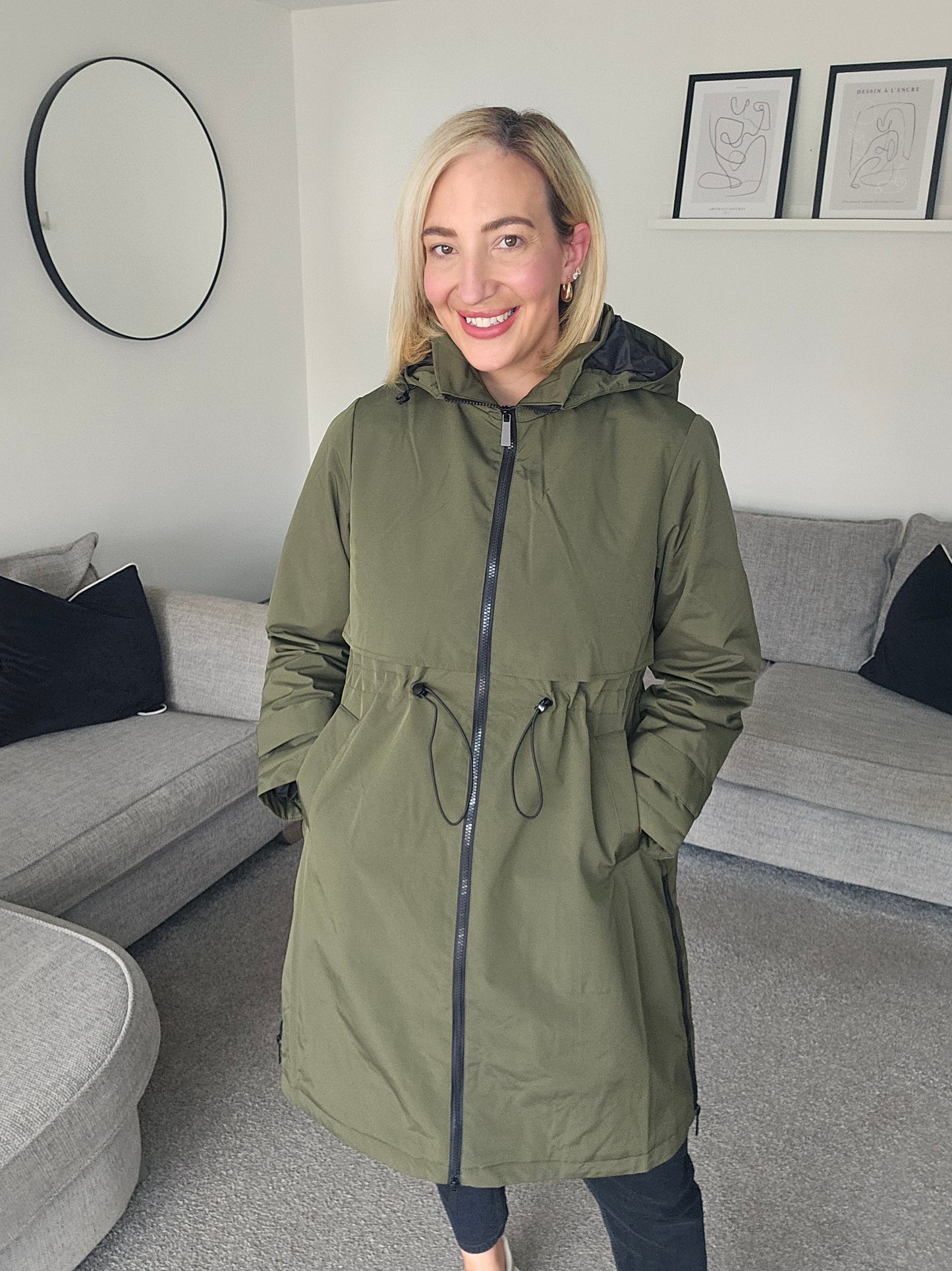 Isabel Khaki Raincoat