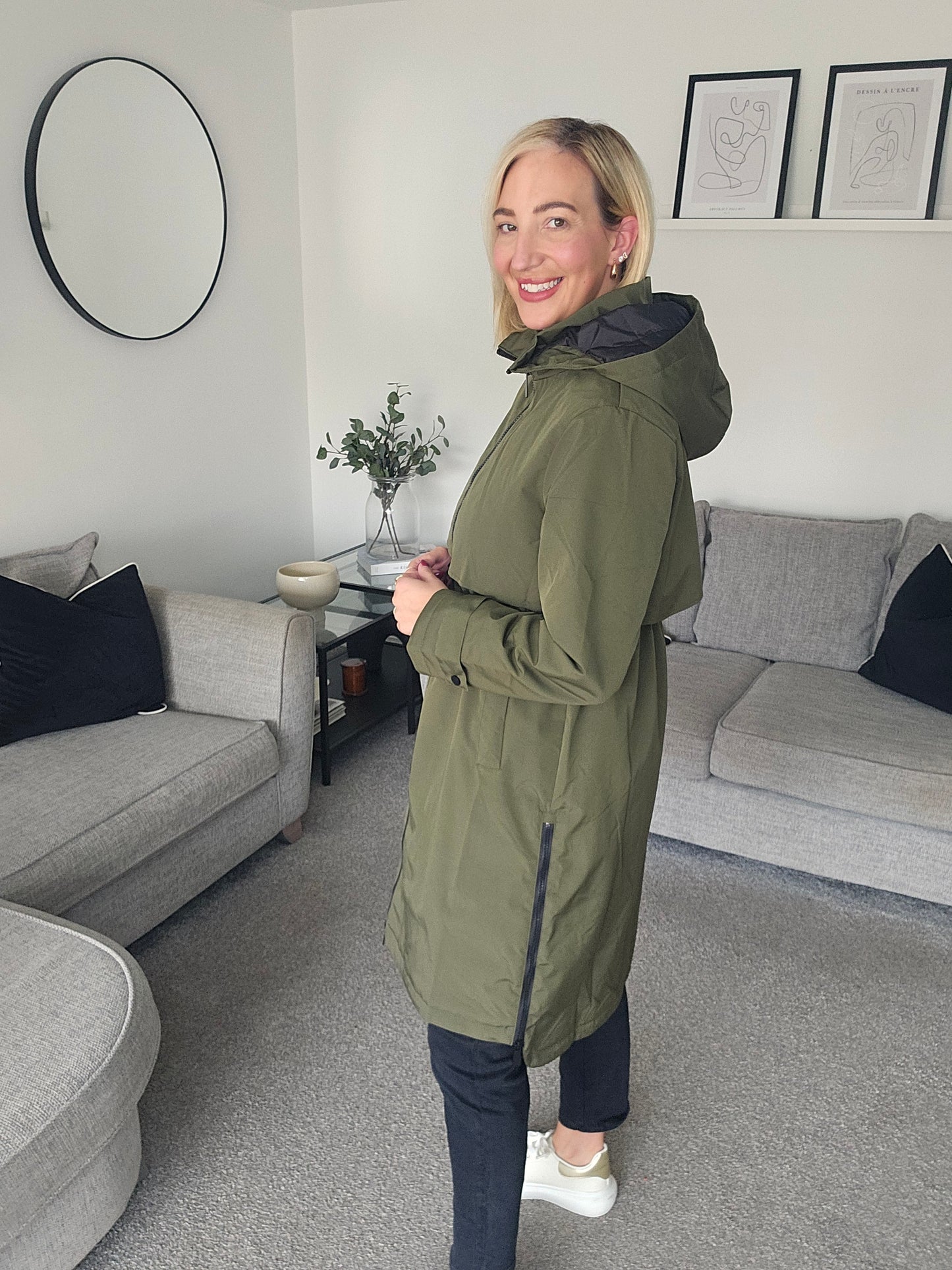 Isabel Khaki Raincoat