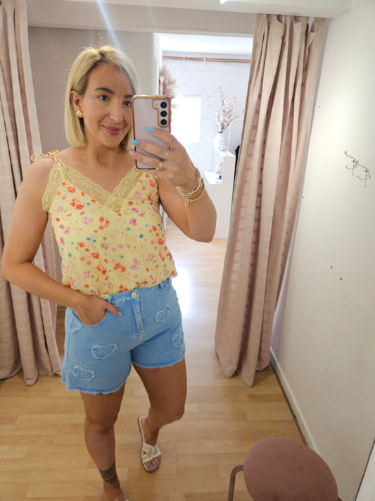 Blue Denim shorts