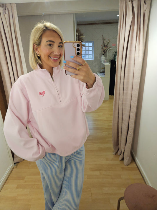 Pink Tennis Jumper