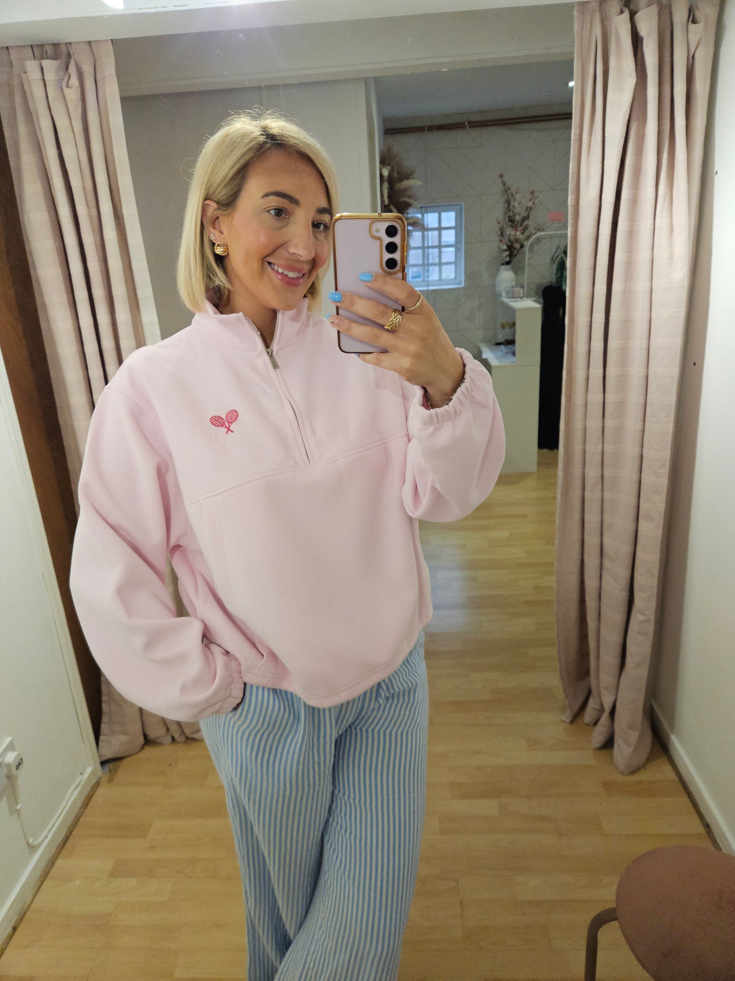 Pink Tennis Jumper