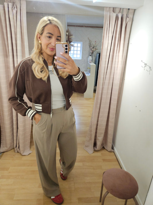 Taupe trousers