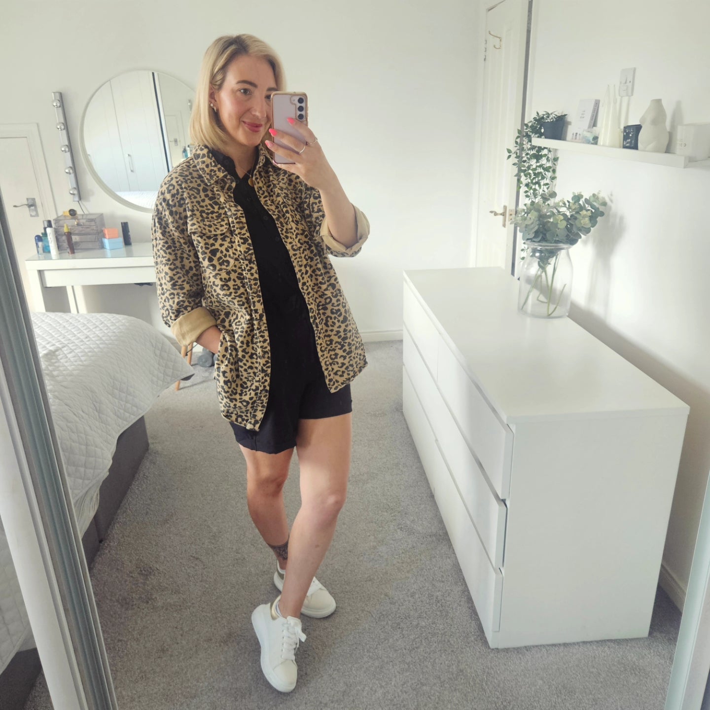 Mya Leopard Print Shacket