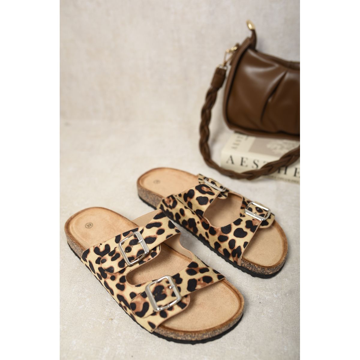 The Rachel Leopard Print Sandals