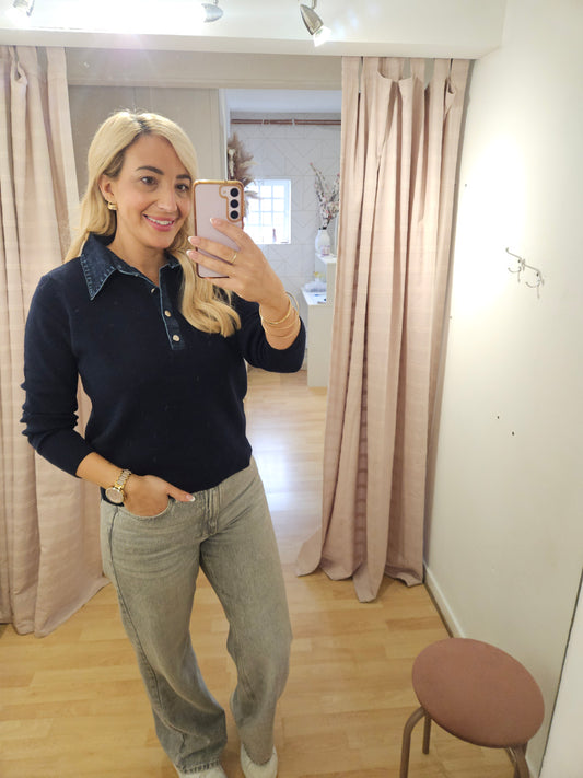Navy jumper