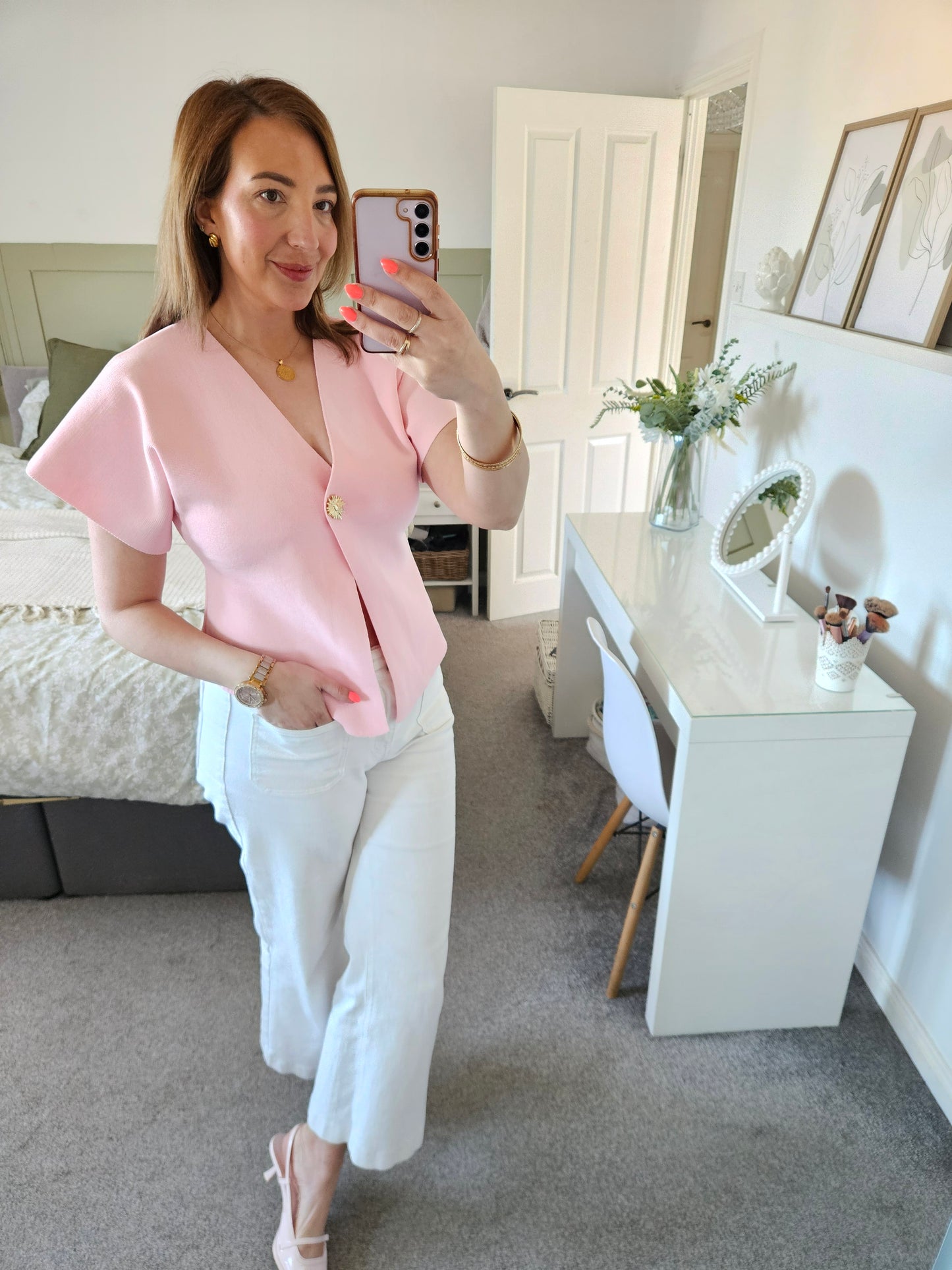 Pink top