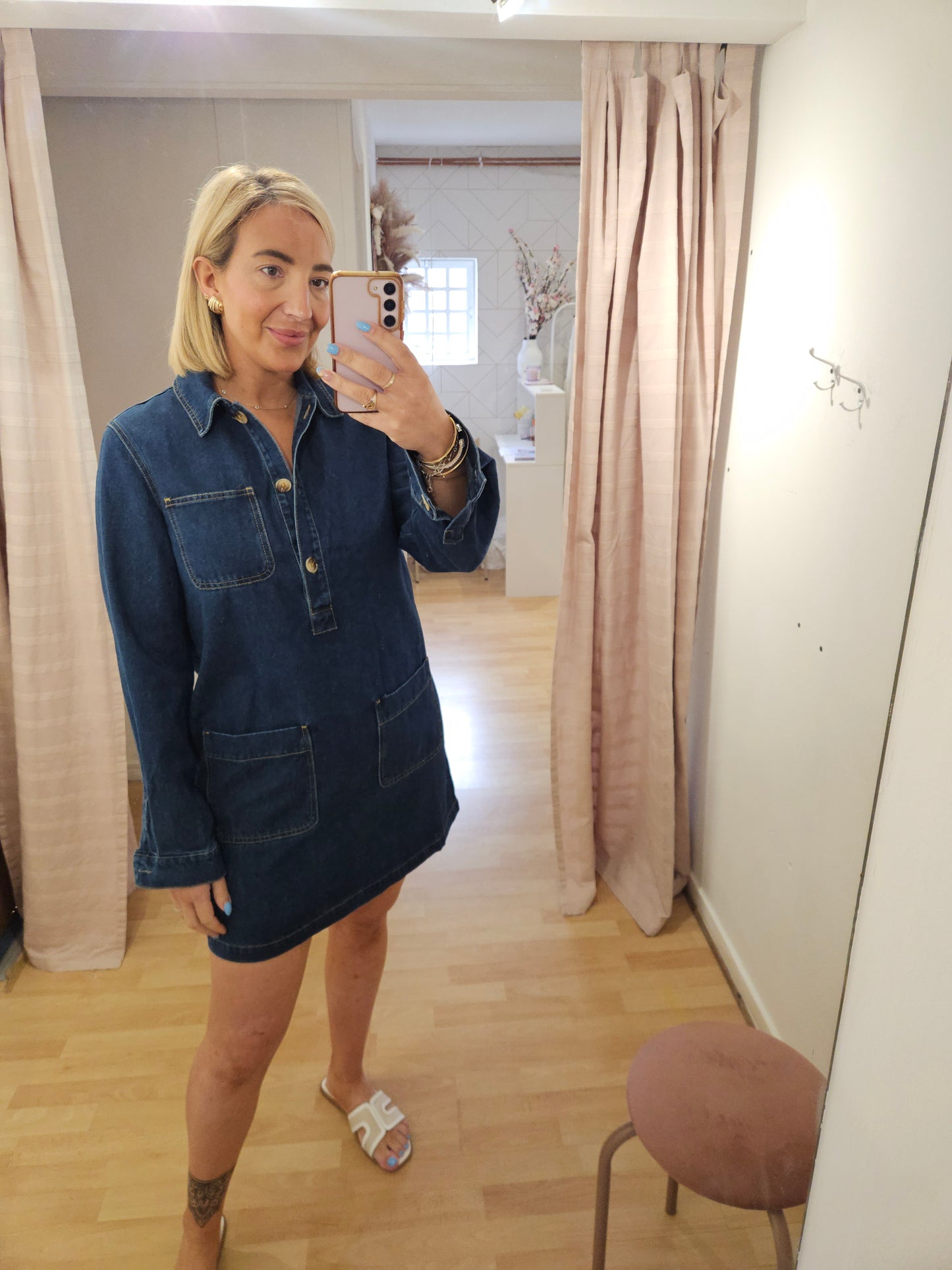 Blue Denim dress