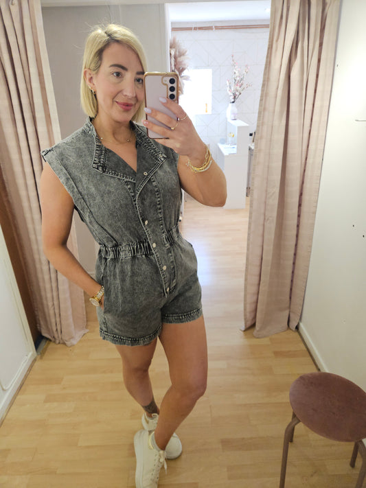 Grey playsuit