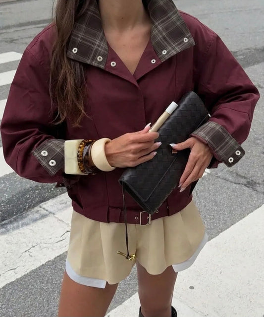 Burgundy trench