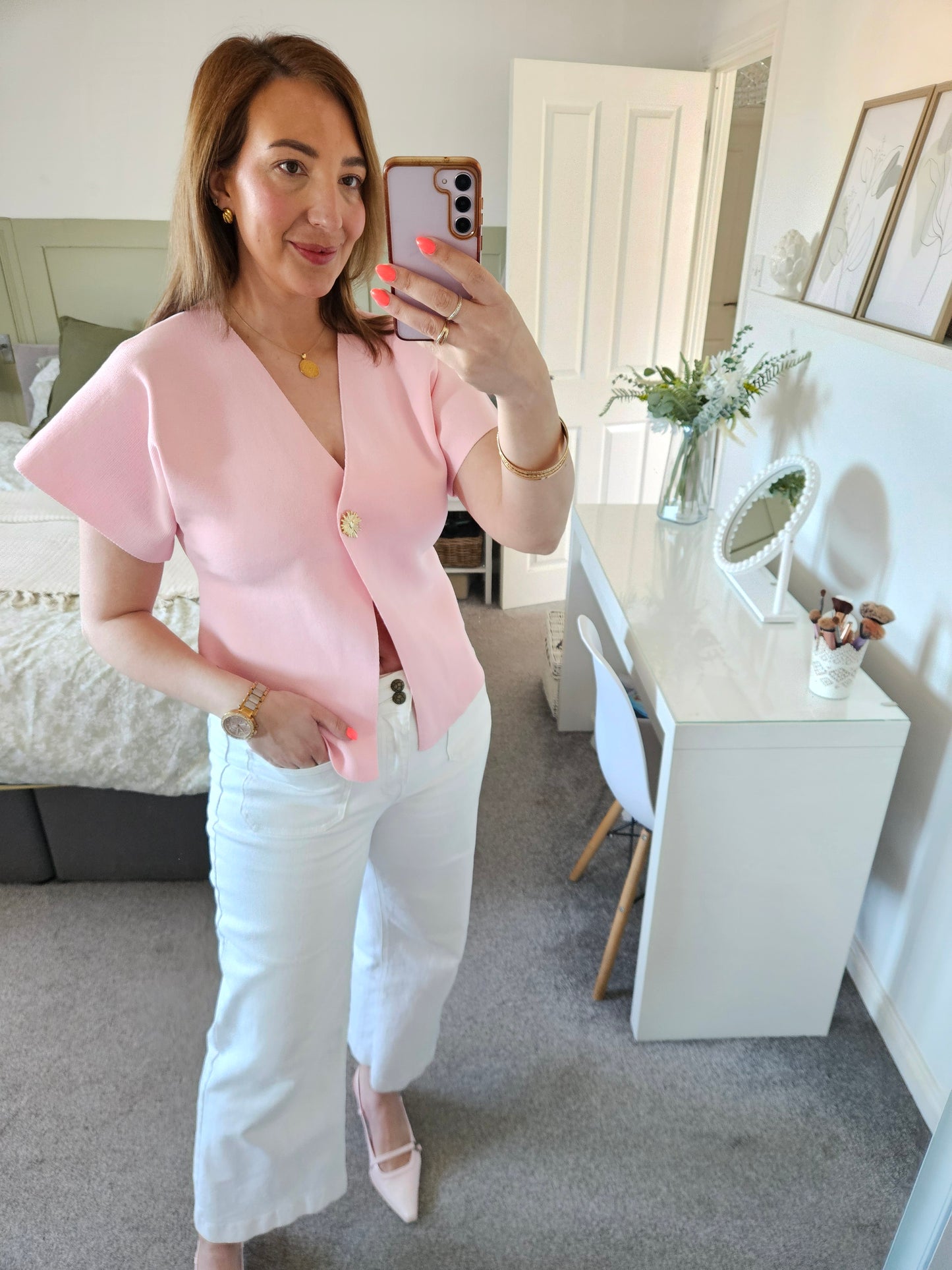 Pink top